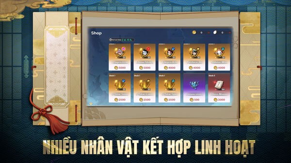 Nhiều nhân vật kết hợp linh hoạt