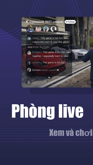Xem hoặc chơi game cùng bạn bè