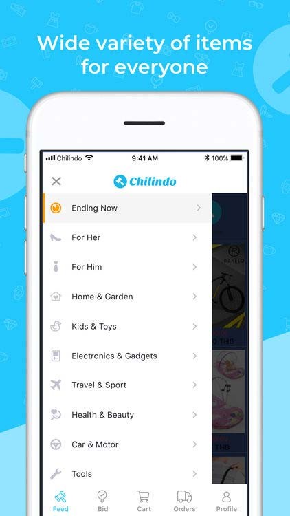 Chilindo cung cấp danh mục mặt hàng đa dạng