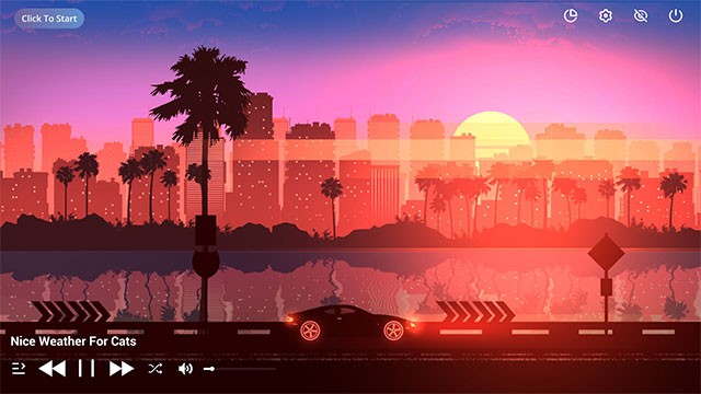 Chill Drive mô phỏng không giản ảo để tập trung làm việc hay thư giãn