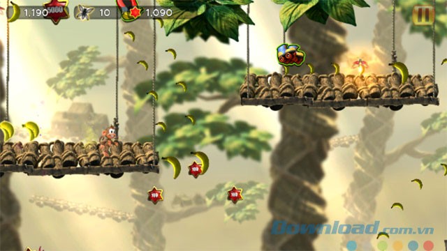 Ăn chuối để thu thập coin