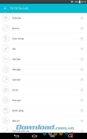 ChineseSkill phân loại từ thành nhiều nhóm khác nhau