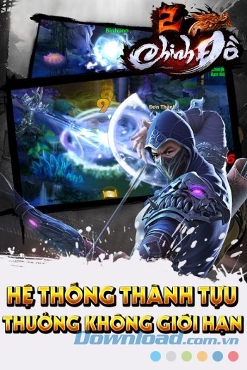 Hệ thống thành tựu thưởng không giới hạn