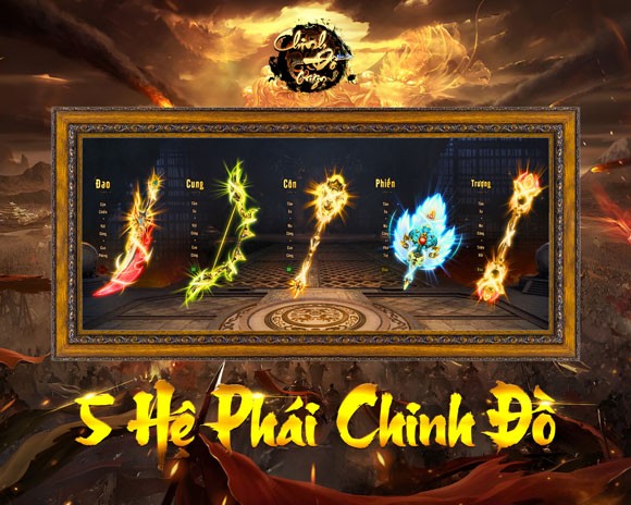 5 hệ Phái cho phép người chơi tùy ý lựa chọn