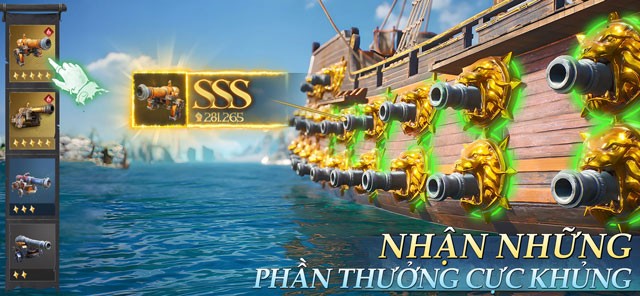 Nhận những phần thưởng cực khủng