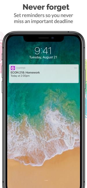 Chipper sẽ nhắc nhở giúp bạn không bao giờ bị quên bài về nhà