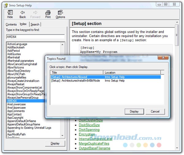 Tạo HTML Help và tùy chỉnh