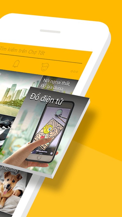 Ứng dụng Chợ tốt trên Android