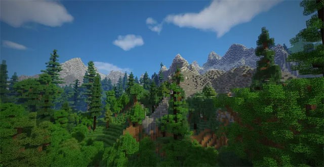 Thêm hiệu ứng đẹp mắt vào Minecraft