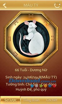 Chọn tuổi xông nhà for Android