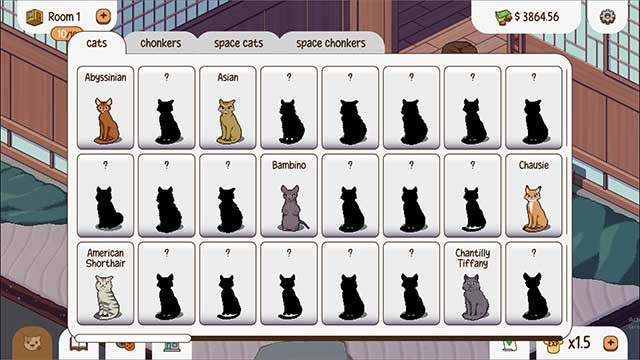 Nhận nuôi và hoàn thành bộ sưu tập mèo hàng trăm loài