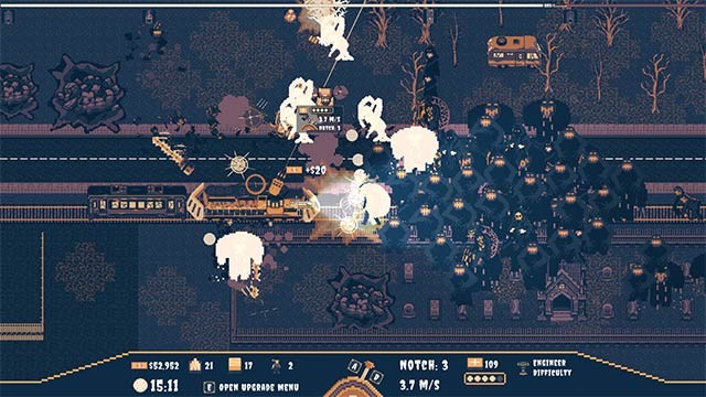 Tiêu diệt toàn bộ zombie trong ngày tận thế với phong cách Vampire Survivors