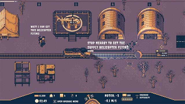 Thu thập tài nguyên, người sống sót từ các công trình, cấu trúc trên đường đi