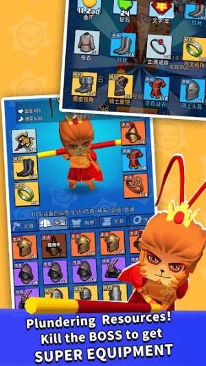 Giết boss để nhận các siêu trang bị