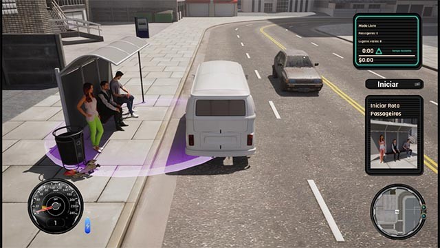 Thực hiện các nhiệm vụ đón trả khách và đua xe tự do trong Choque de Cultura Racing game