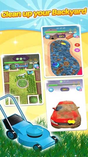 Dọn dẹp sân sau