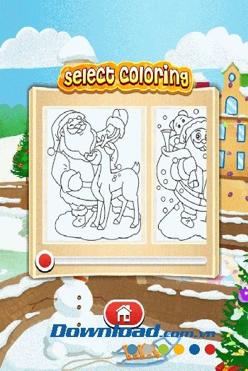 Bộ sưu tập tranh đa dạng trong Christmas Coloring