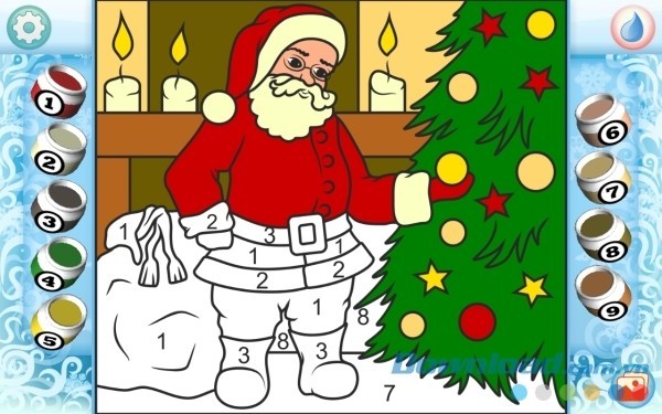 Một trong số bức tranh được yêu thích nhất trong Christmas Coloring Pages cho Android