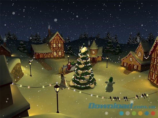 Christmas Holiday 3D Screensaver