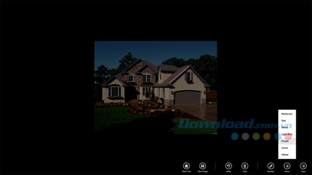 Giao diện Christmas Lights Designer