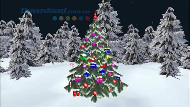 Giao diện game Christmas Tree 3D
