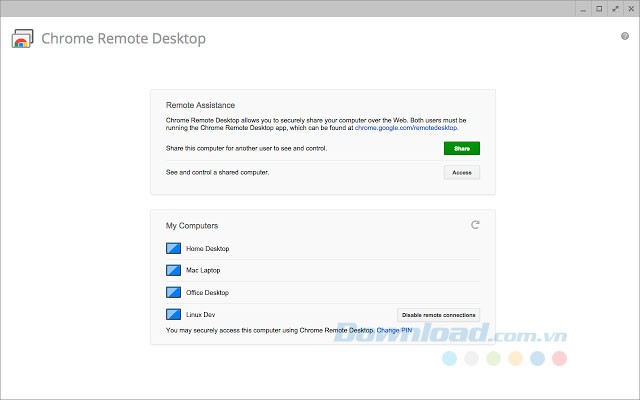 Chrome Remote Desktop