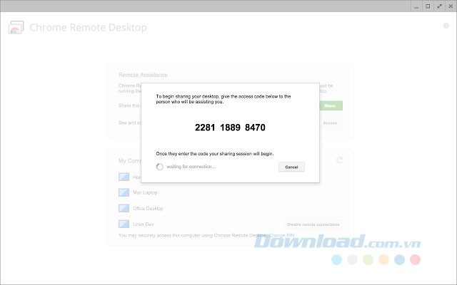 Chrome Remote Desktop
