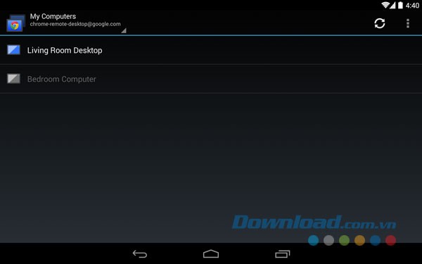 Chrome Remote Desktop for Android