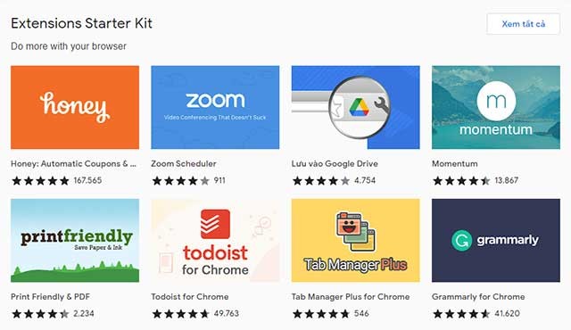 Bạn có thể sử dụng Extension để thêm tính năng mới vào các ứng dụng web hiện có