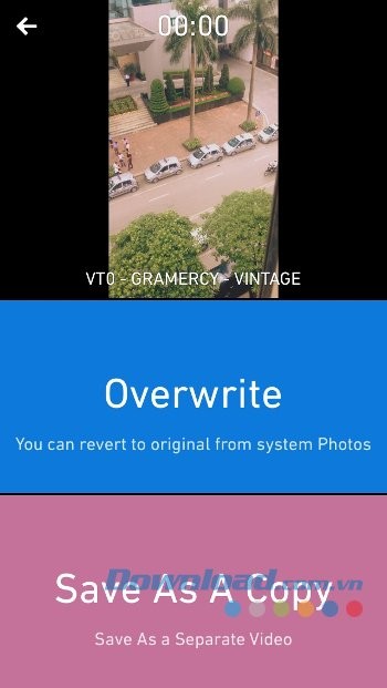 Tùy chọn sửa video