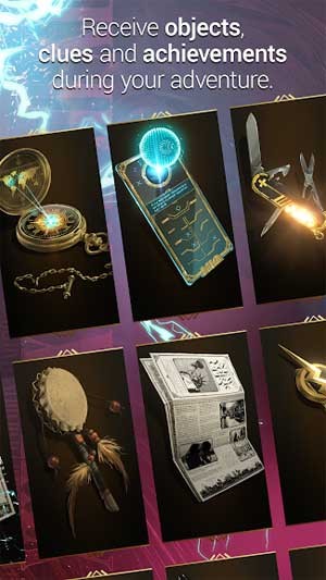 Nhận các manh mối và vật phẩm trong suốt cuộc phiêu lưu