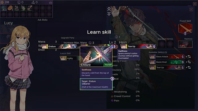 Giúp nhân vật học hỏi kỹ năng mới thông qua hệ thống thẻ bài mạnh mẽ