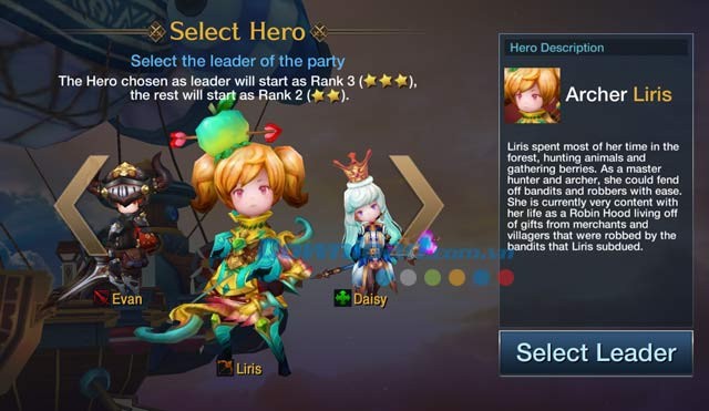 Lựa chọn thủ lĩnh trong Chrono Saga