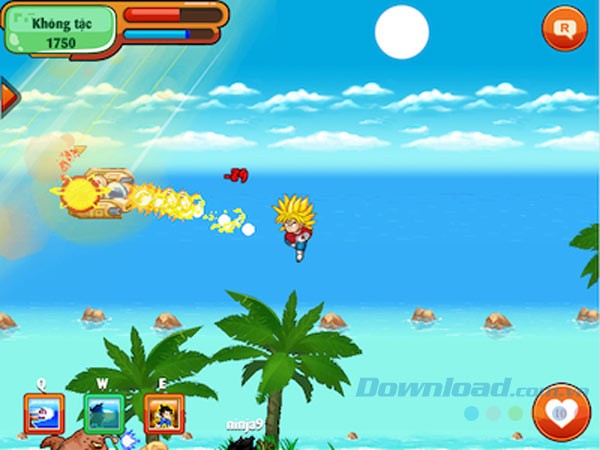 Chiêu tấn công trong game Chú Bé Rồng