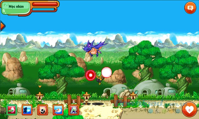 Giao diện Chú Bé Rồng Online vô cùng đẹp mắt.