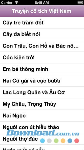 Chúc bé ngủ ngon - Truyện cổ tích Việt Nam for iOS