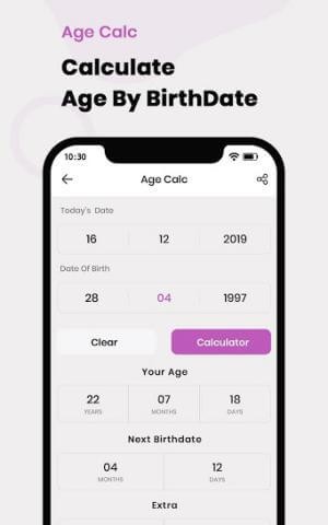 Tính tuổi sinh nhật