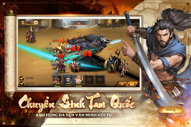 Chuyển sinh Tam Quốc, anh hùng đa nền hội tụ