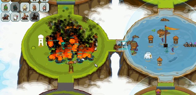 Circle Empires Rivals giới thiệu chế độ chơi co-op mới mang tên Defend the Castle