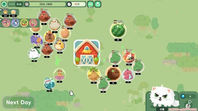 Mỗi ô tròn đều có phạm vi và hiệu ứng riêng