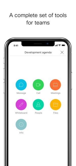Cisco Webex Teams có đầy đủ công cụ cần thiết cho việc làm việc nhóm