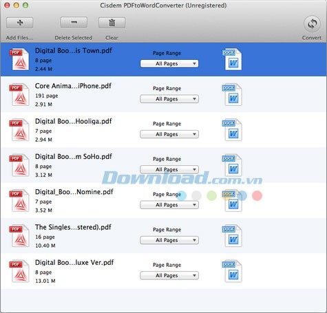 Cisdem PDFtoWordConverter cho Mac là phần mềm chuyển đổi PDF cực dễ sử dụng