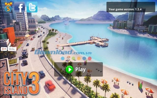 Giao diện game City Island 3: Building Sim