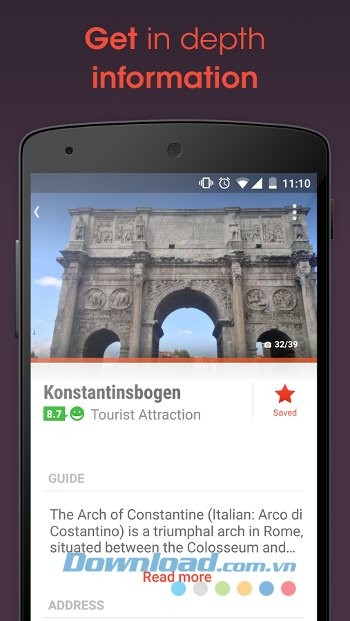 Khám phá sâu hơn về điểm đến với City Maps 2Go