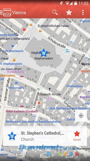 Lưu bản đồ và truy cập ngoại tuyến với City Maps 2Go