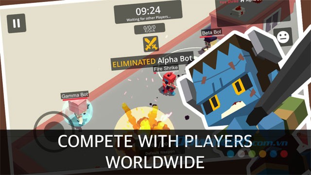 Cạnh tranh với người chơi khác trên toàn thế giới