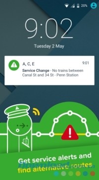 Citymapper cho Android thông báo tuyến đường bị tắc