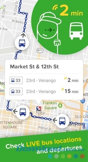 Citymapper cho Android kiểm tra bản đồ tại thời gian thực