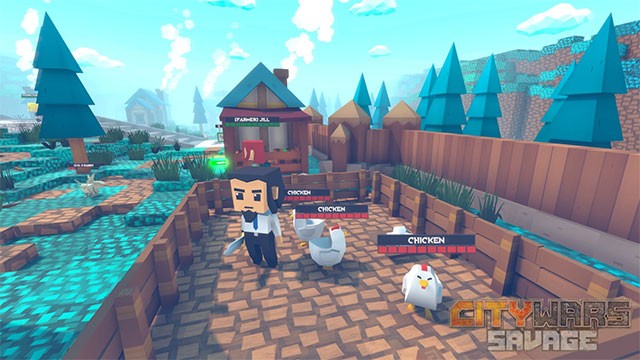 Citywars Savage là game MMORPG nhỏ nhưng chứa nhiều hoạt động tương tác hấp dẫn