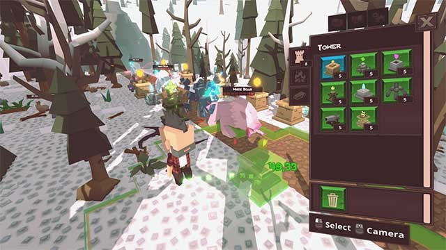 Chế tạo các tài nguyên còn thiếu để nâng cấp tháp của bạn